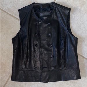 Banana Republic Leather Vest